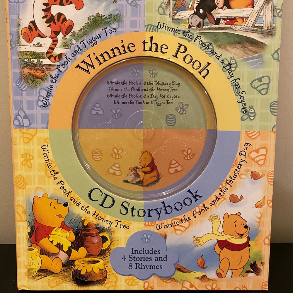 Winnie the Pooh CD Storybook (4-In-1 Disney Books) CD NOT INCLUDED